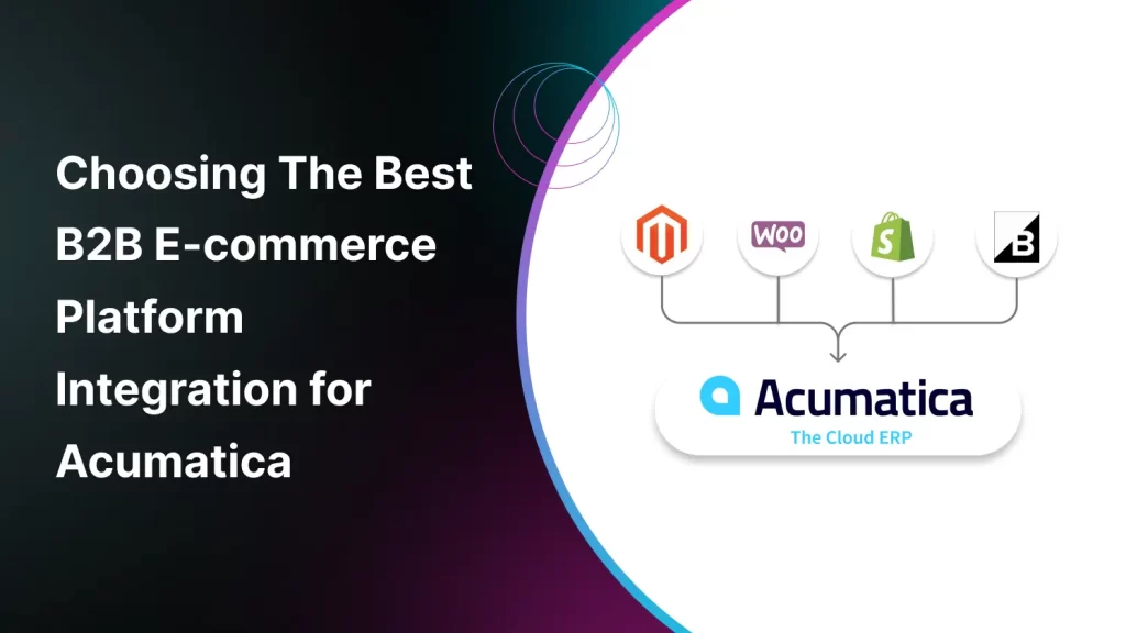 Choosing The Best B2B E-commerce Platform Integration for Acumatica